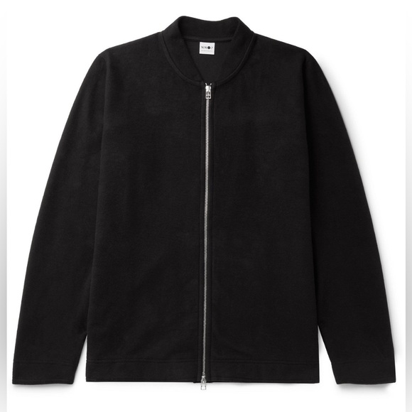 NN07 No Nationality Jake 3222 Black Bomber Shirt Jacket Size XL - Picture 2 of 7